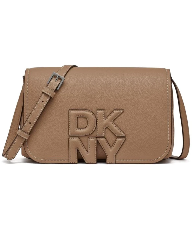 DKNY Women's Nicole Crossbody, Cappucino and Light Taupe