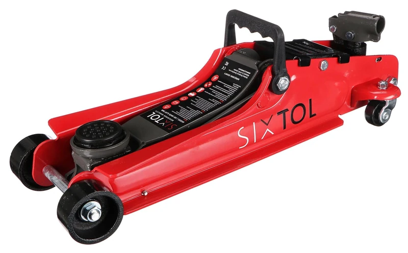 SIXTOL SX JACK 2.5T 360 | Low-Profile Hydraulic Floor Jack | 2.5 Ton Capacity | Rotating Handle | Compact Design