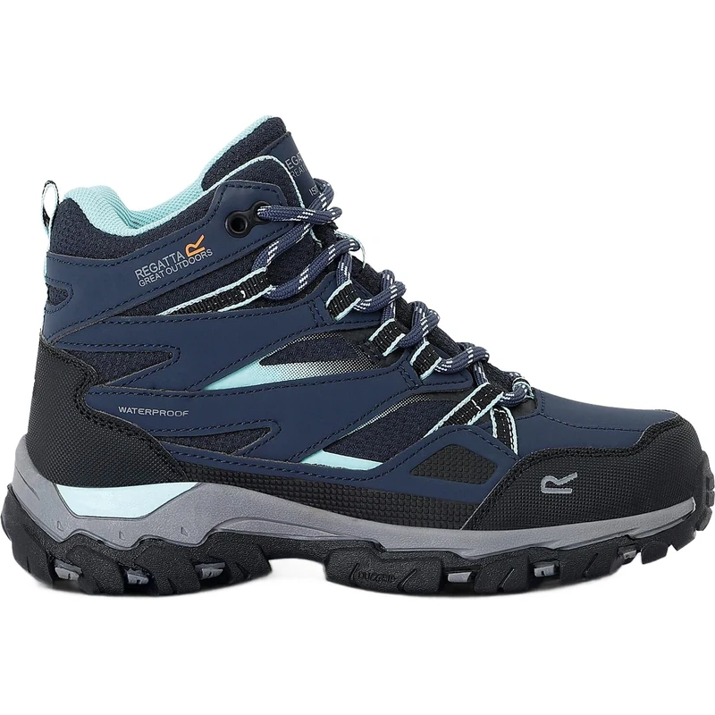 Regatta Kids Holcombe Walking Hiking Boots, Waterproof & Breathable - Perfect for Outdoors & Mountaineering