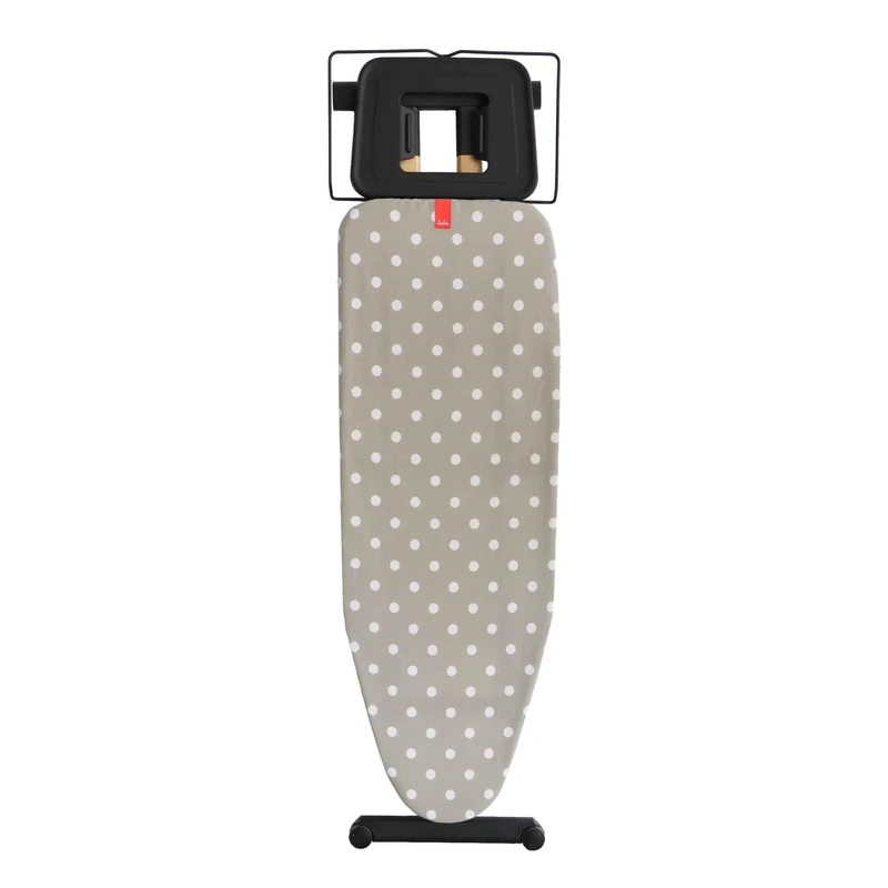 JATA HOGAR HPLA8241 – Ironing Board, Folding Ironing Board, Adjustable Height, Large Surface: 125 x 41 cm, High Stability, 100% Cotton Cover, Lightweight, for Irons and Ironing Centres