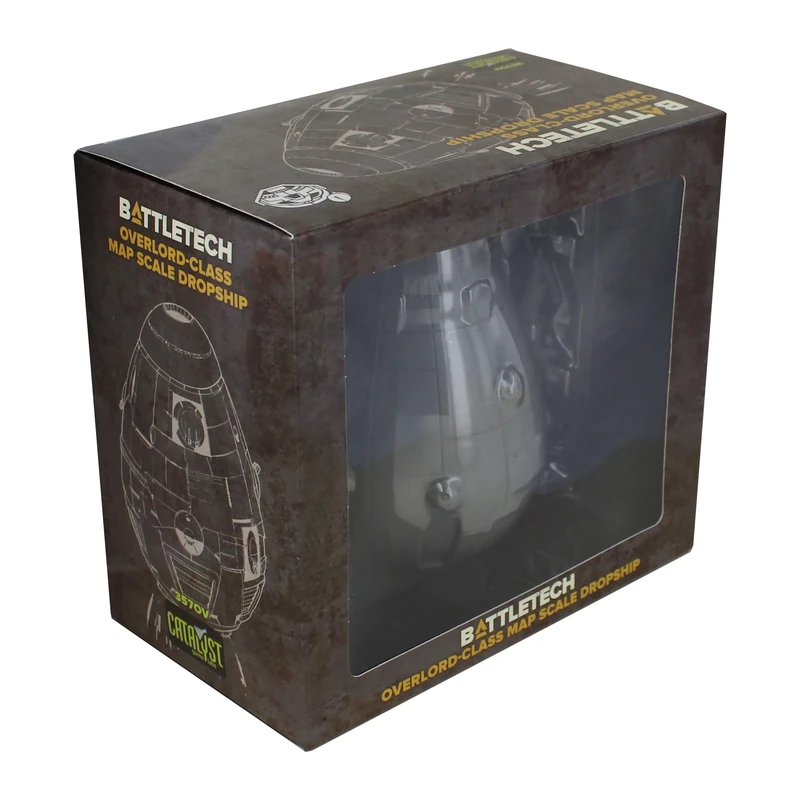 Catalyst Game Labs BattleTech | Miniatures | Overlord-class Map Scale DropShip | Expansion | Miniature Game Ages 14+