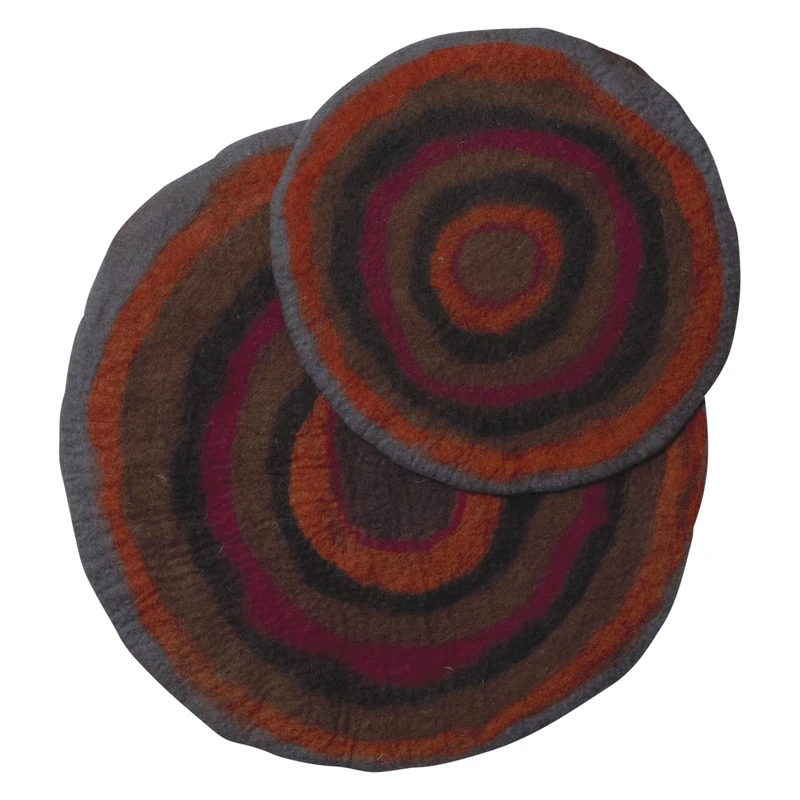 Dharma Dog Karma Cat, Comfortable Agate Mat for Dogs and Cats, Comfortable and Durable, Ideal for Indoors, Agate, Colour Auburn-M 66 x 66 cm