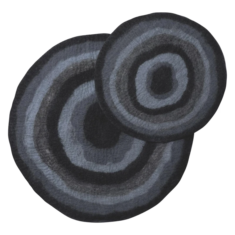 Dharma Dog Karma Cat, Comfortable Mat for Dogs and Cats, Comfortable and Durable, Ideal for Indoor Use, Black, Size M 66 x 66 cm, Agate Model - Image 1