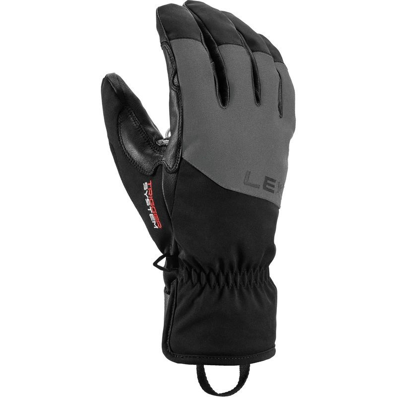 LEKI Unisex Pegas 3D GTX Gloves, Black-Graphite, 9
