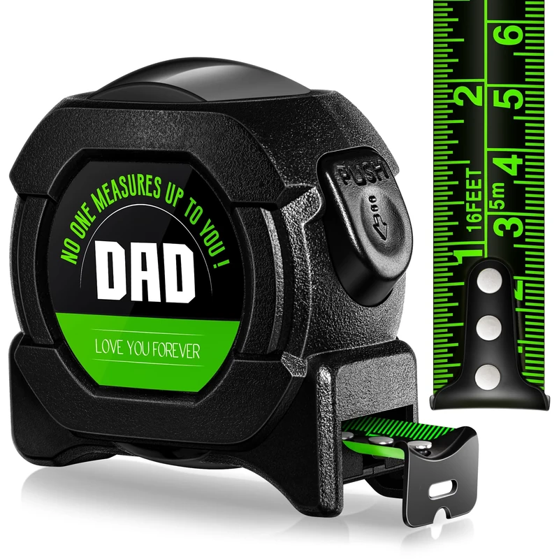 SunmeiTrad Gifts for Fathers Day Dad Gifts from Daughter Son, Tape Measure Personalised Dad Birthday Gifts for Stepdad, Fathers Day Presents for Christmas Anniversary