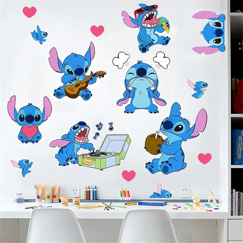 HanBaoHouse Children's Cartoon Wall Stickers. Cool Room Decoration Stickers (KT02) - Image 1