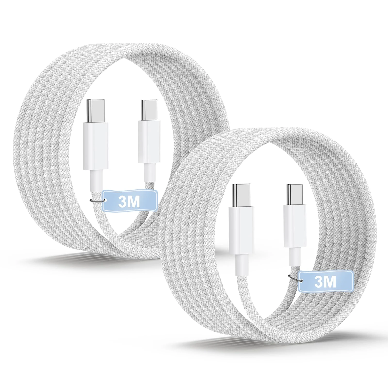 iPhone Charger USB C Cable 3M for iPhone 17 16 15, Extra Long Type C to C Fast Charger Lead, 3 Metres USB-C Charge Cord Wire for Apple iPhone 17 Pro Max/17 Air/16e/15 Plus/MacBook/iPad Mini/Samsung