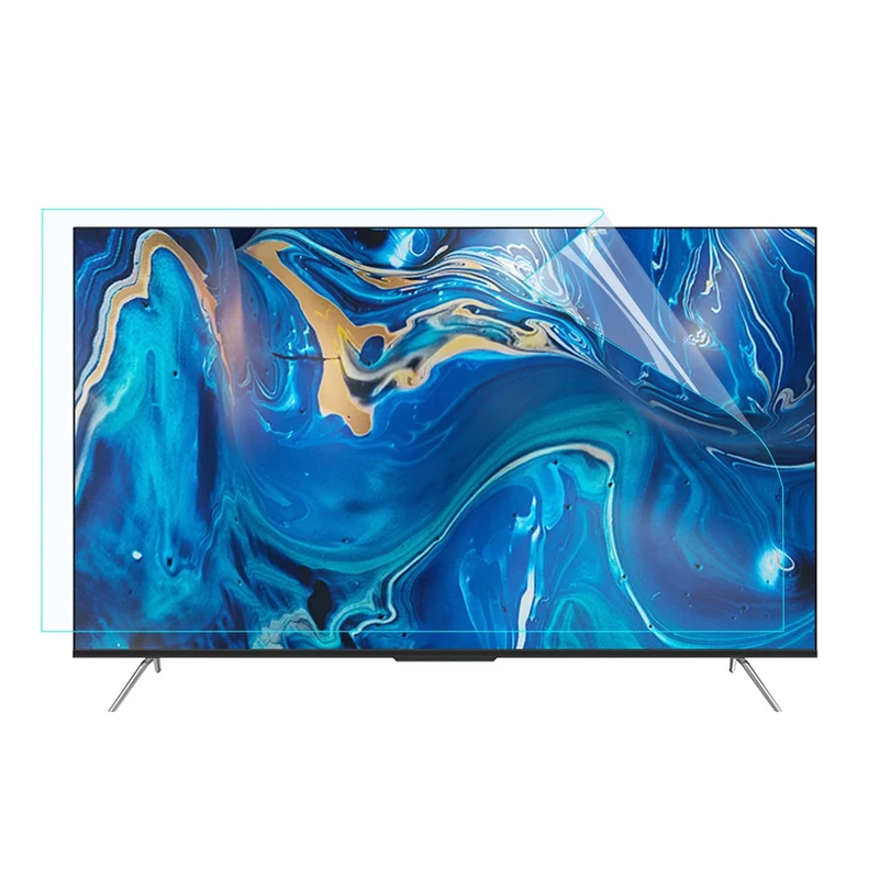 JQZWXX Anti-Glare TV Protector for 50-75Inch TV Screen Protector, Reduces Reflections TV Glare Stopper Blue Light Filtering and Bubble-Free Application,50in1095x616mm