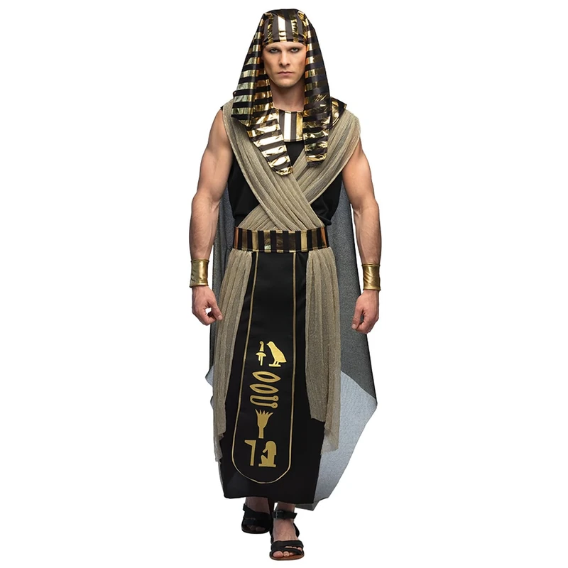 Boland 84458 Erwachsenenkostüm Pharao Anubis Adult Pharaoh Costume, Multicoloured, 50-52