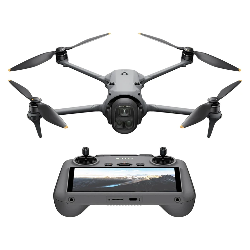 DJI Mavic 4 Pro with DJI RC 2, Flagship Tri-Camera Drone with 100MP 4/3 CMOS Hasselblad Camera, Drone for Professionals, 30km Video Transmission, 51-Min Max Flight Time