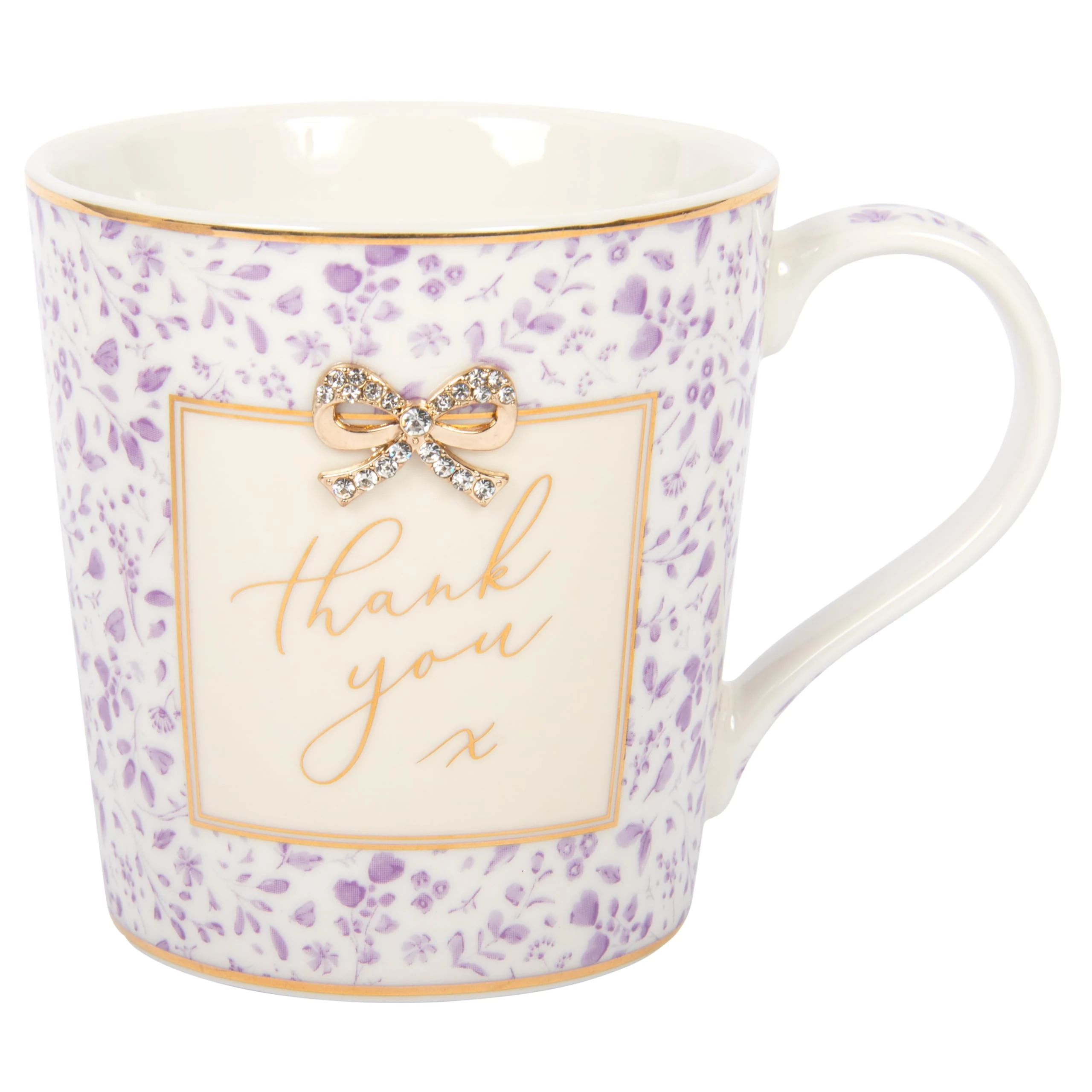 Lesser & Pavey Madelaine by Hearts Design Thank You Fine China Mug for Home & Kitchen | Newly Designed Mugs for Tea & Coffee | Lovely Cup for Mens Gifts & Birthday Gifts for Women