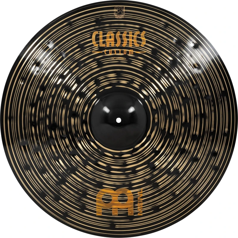 Meinl Cymbals Classic Custom Dark Ride – 24 Inch Cymbal for Drum Kit – B12 Bronze, Dark Finish (CC24DAR)