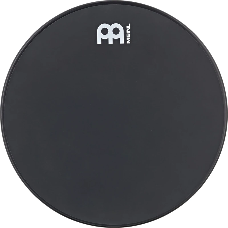 Meinl Cymbals Drum Practice Pad – 12 Inches – Natural Playing Feel – Drum Accessory, Black (MPP-12-BK)