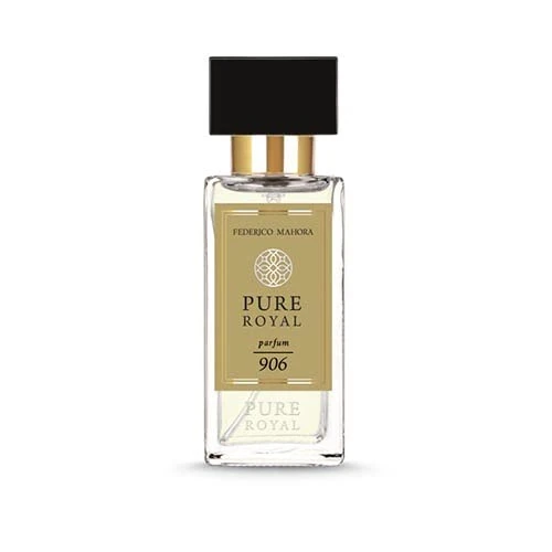 FM World Perfume PURE ROYAL 906 50 ml - Women's or Men's Perfumes – For Women or Men – Fragrance - Intricate Composition - Every Day and for Special Occasions - Perfect as a Gift