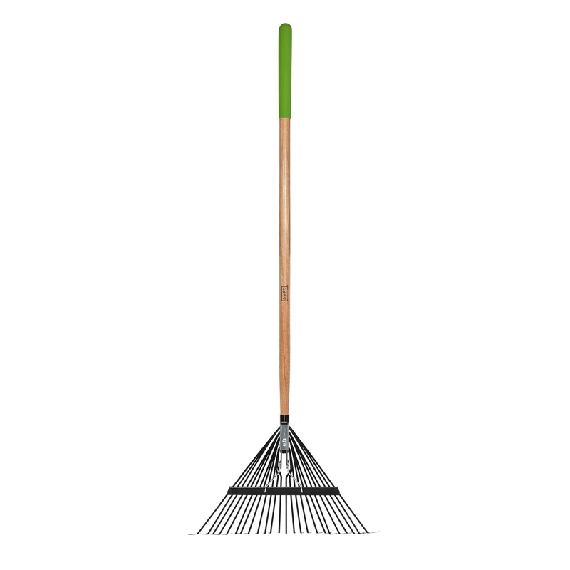 Flat Tine Leaf Rake - Carbon Steel
