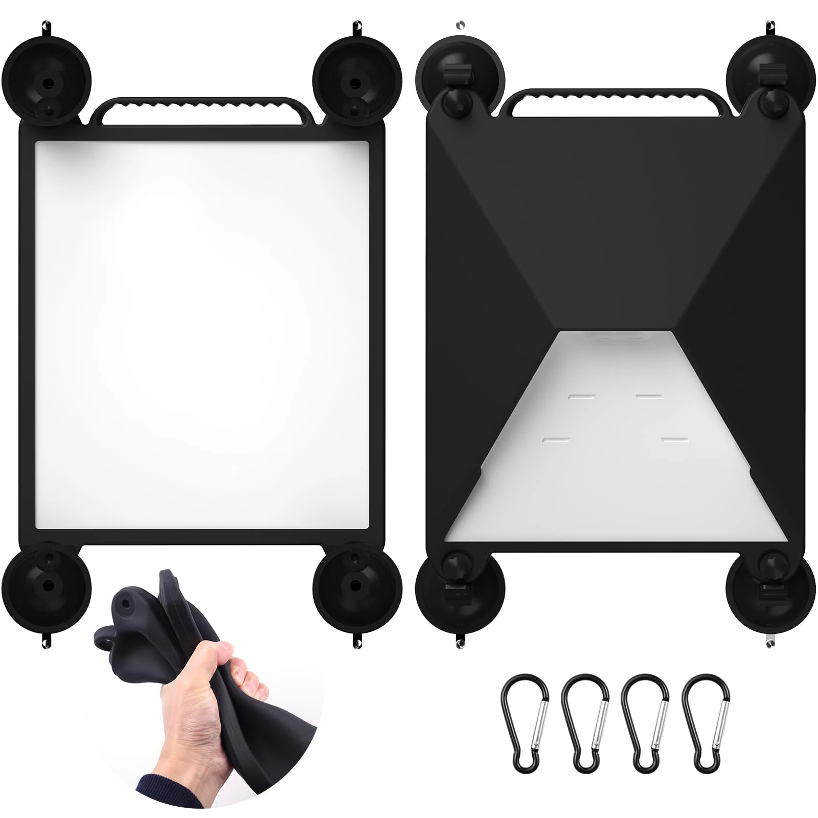 Starlink Mini Mount,Starlink Mini Suction Cup Mount,Starlink Mini Suction Sunroof Mount Protective Silicone Case with 2-in-1 Suction Cup for Sunroof Car Window RV Backpack