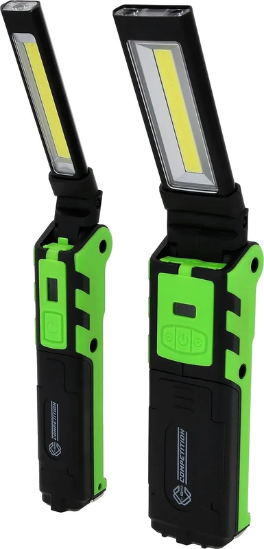 KS Tools 512.4505 Competition LED Work Light Set 2-Piece Dimmable with Power Bank Function