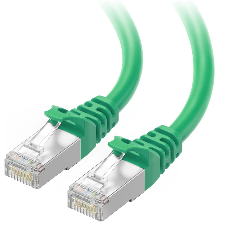 Cable Matters 10Gbps Snagless Long Shielded Cat 6A Ethernet Cable - 150ft, Cat 6A Cable, Cat6A Cord, Ethernet Cord, Green