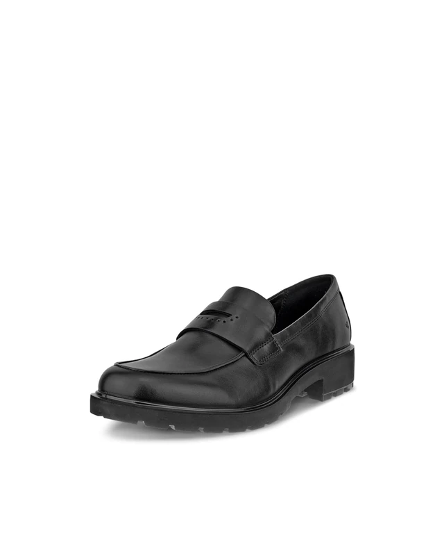 ECCO Women's Metropole Vienna Loafer, Black, 4.5