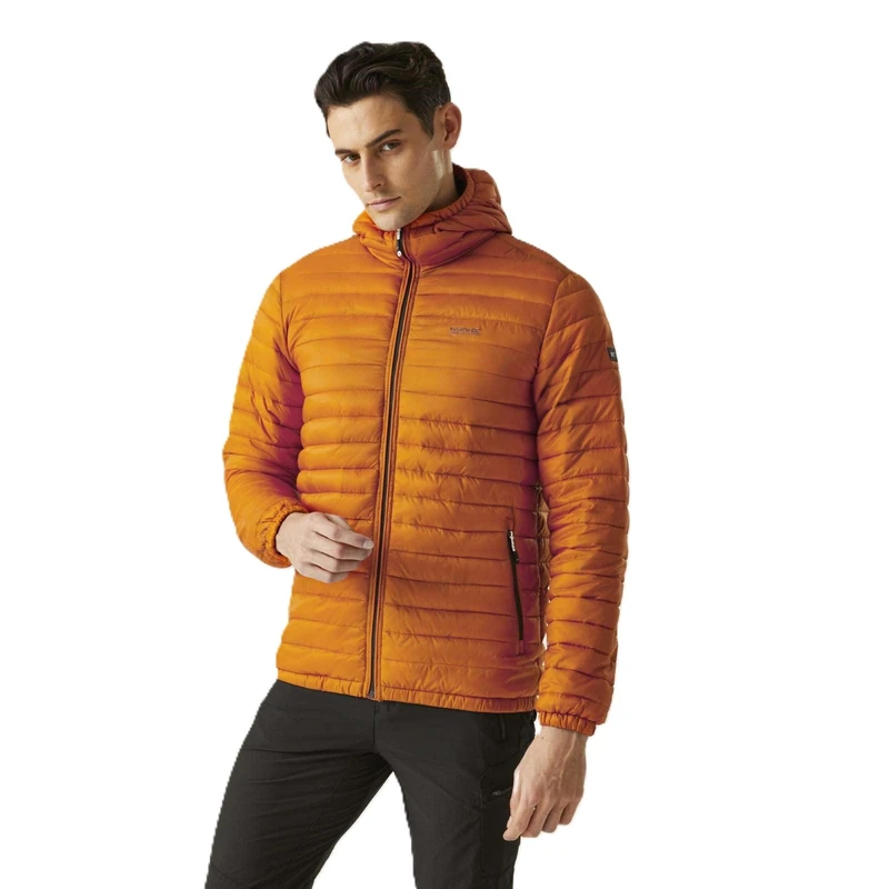 Regatta Mens Hurden Quilted Jacket Water Repellent Insulated Walking Hiking Coat