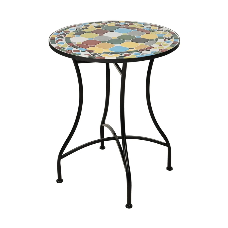 Well Home Bistro Table Mosaic Design Ø60x71cm