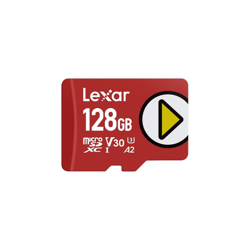 Lexar Play Micro SD Card 128GB, microSDXC UHS-I Card, up to 205MB/s read, 140MB/s write, Class 10, U3, V30, A2, 4K Video, High-Speed Memory Card for Switch/Portable Gaming Devices/Smartphones