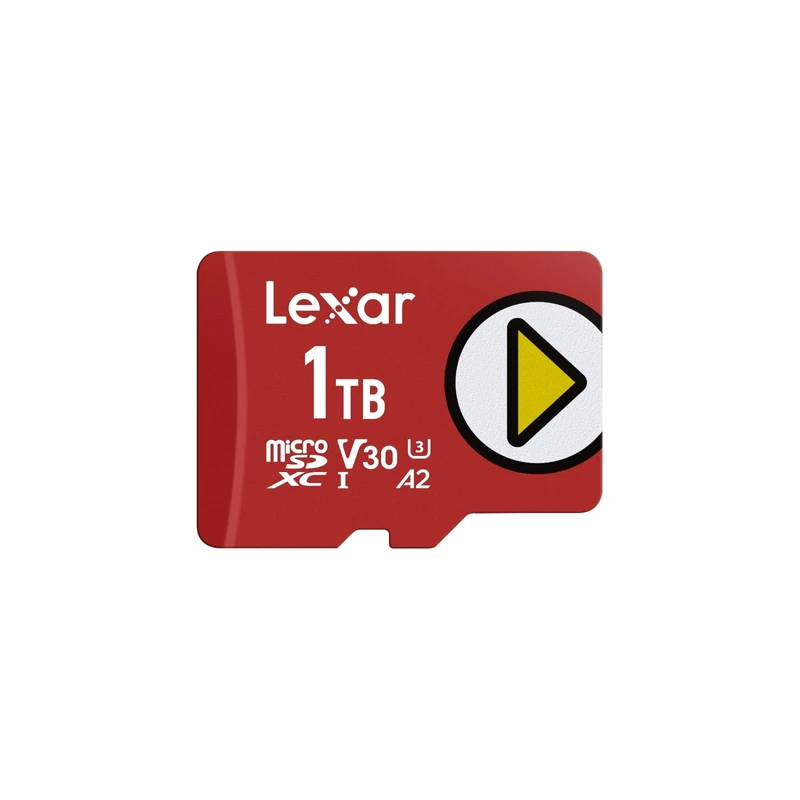 Lexar Play Micro SD Card 1TB, microSDXC UHS-I Card, up to 205MB/s read, 140MB/s write, Class 10, U3, V30, A2, 4K Video, High-Speed Memory Card for Switch/Portable Gaming Devices/Smartphones