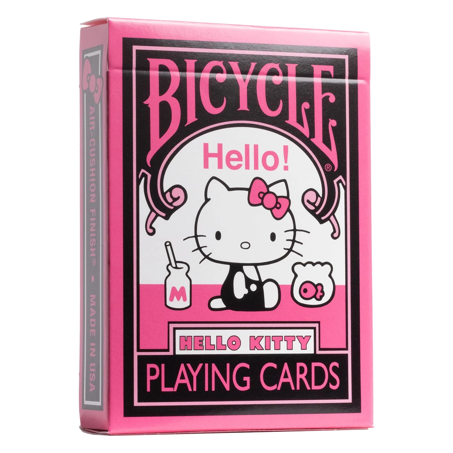 Bicycle Hello Kitty Playing Cards, Black & Pink, 1 Deck