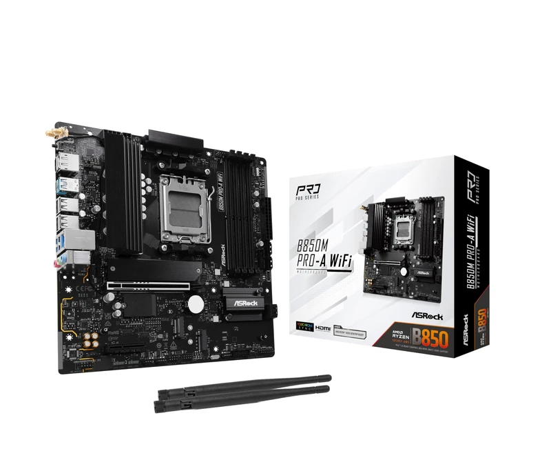 MB ASRock AMD AM5 B850M Pro-A WiFi