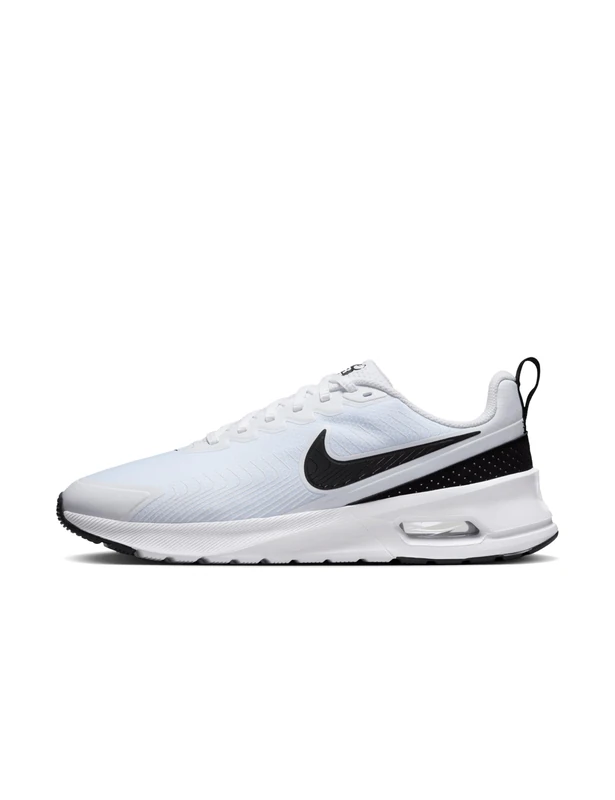 Nike Men's Air Max Nuaxis Shoe, White/Black, 8 UK