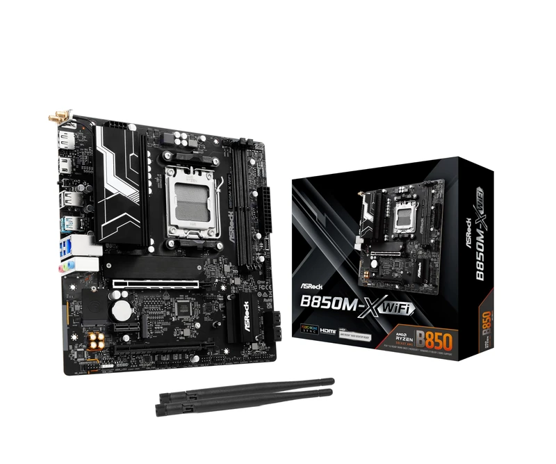 ASRock AMD AM5 B850M-X WiFi M-ATX Motherboard