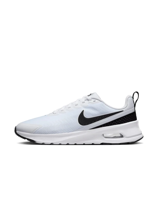 Nike Men's AIR MAX NUAXIS Laced Shoes, White/Black, 10 UK