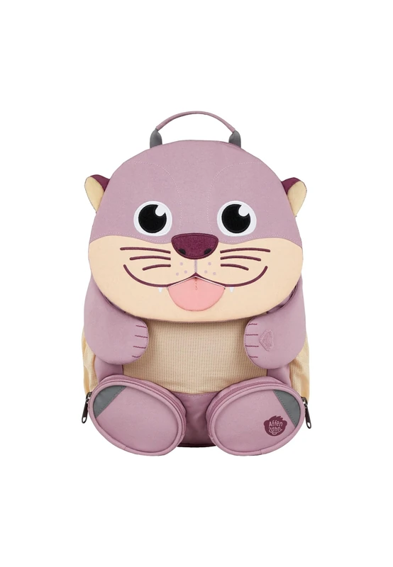 Affenzahn Big Friend Nursery Backpack for 3-5 Years Nursery, Functional 8 L, Otter - Brown, standard size, Rucksack