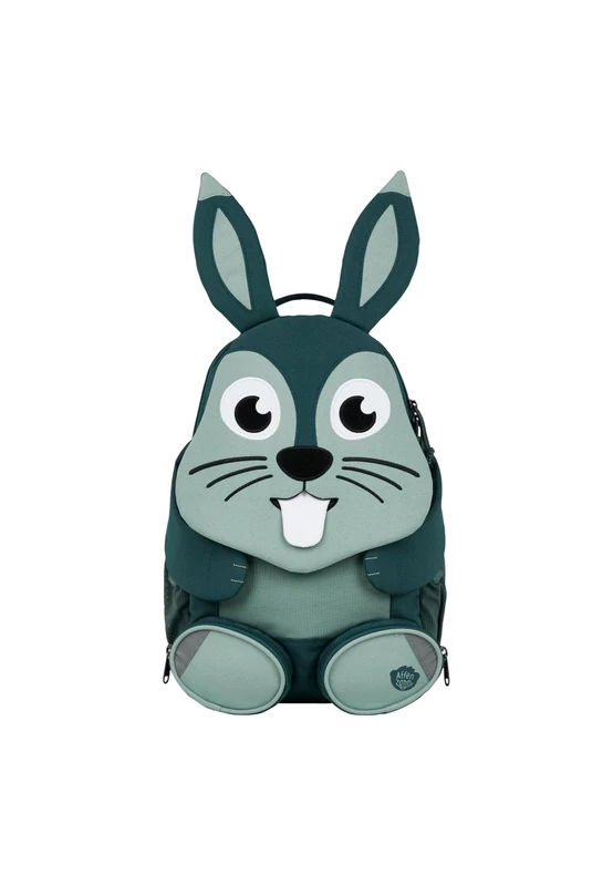 Affenzahn Big Friend Nursery Backpack for 3-5 Years Nursery, Functional 8 L, Rabbit - Grey, standard size, Backpack