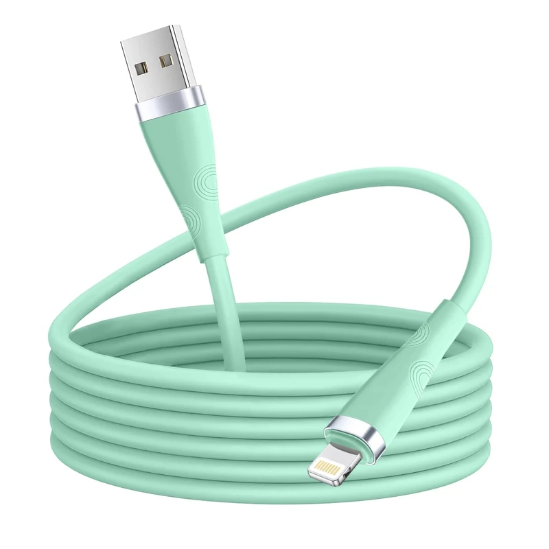 Ucyable 1.8M MFi Certified Lightning Cable - Fast Charging Green
