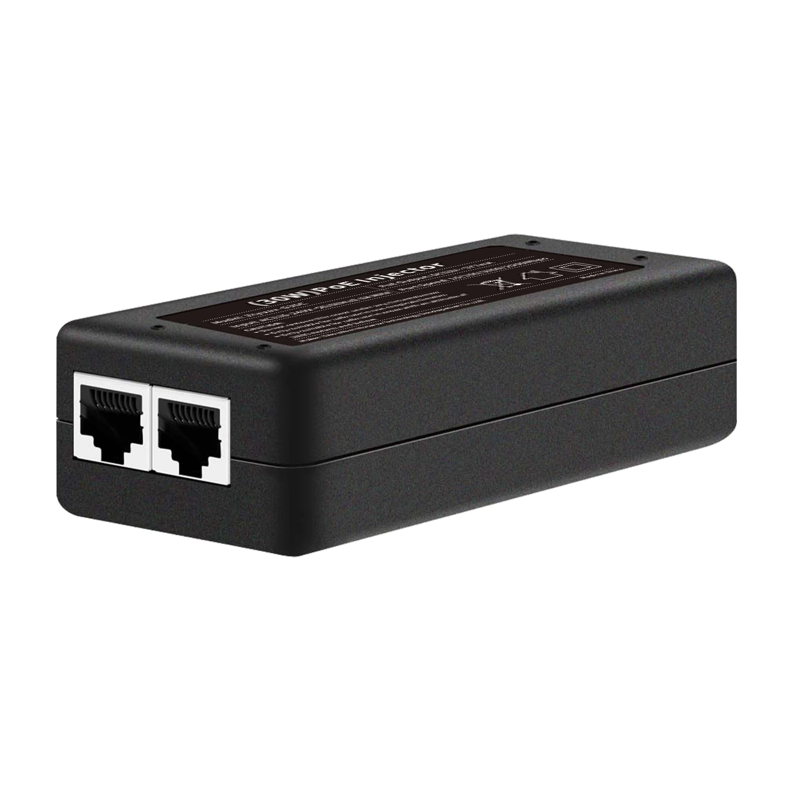 Ztyuav 2.5G PoE+ Injector 30W Non-PoE to PoE Adapter with 2 RJ-45 Ports - 100/1000/2500Mbps, IEEE 802.3af/at Compliant, Plug & Play, Distance Up to 100m (328 ft.), Ideal for IP Phones, IP Camera