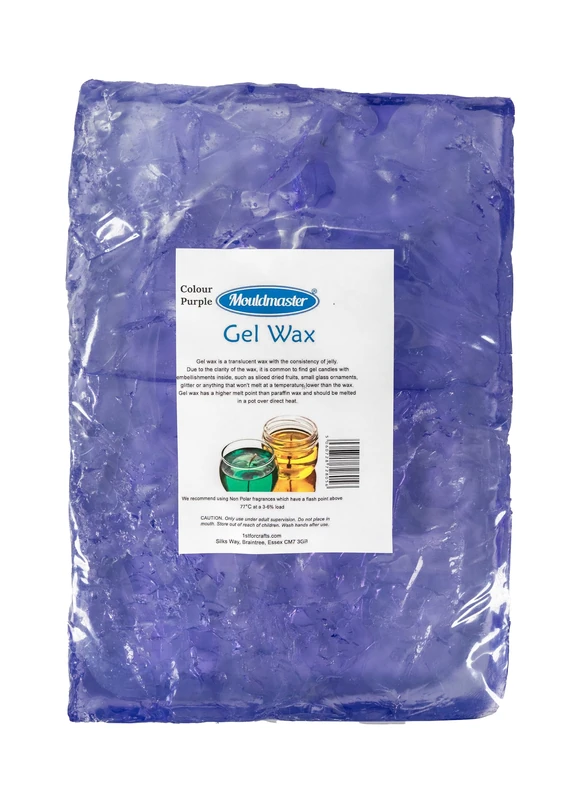 Gel Wax for Candle Making Purple 5kg - Image 1