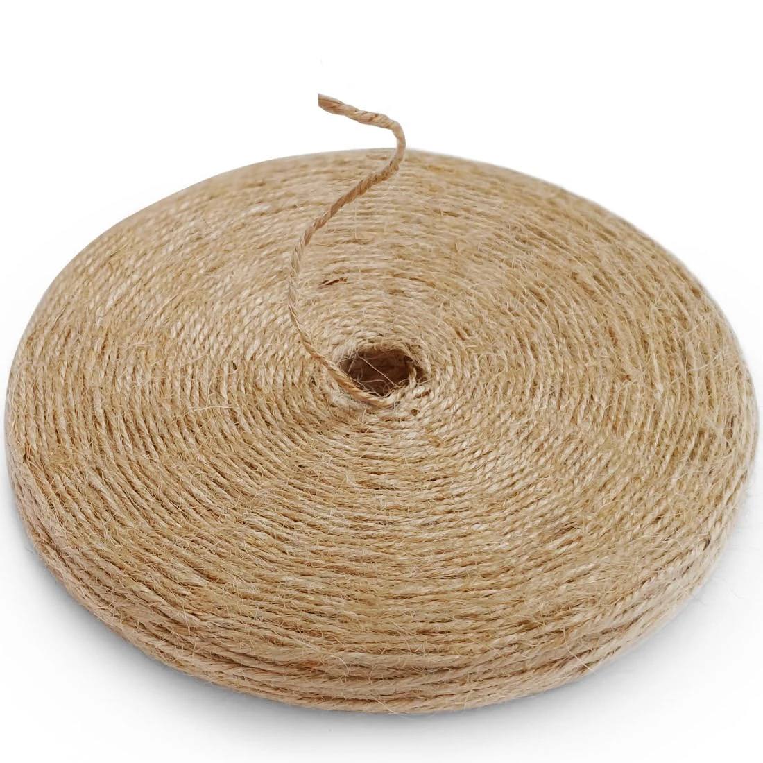 PerkHomy Garden Twine 122m / 400ft 2mm String Natural Jute Brown for Gardening Tomato Climbing Plant Tie Floristry Crafts Gift Wrapping Packing Decor (Brown 2mm * 400feet)