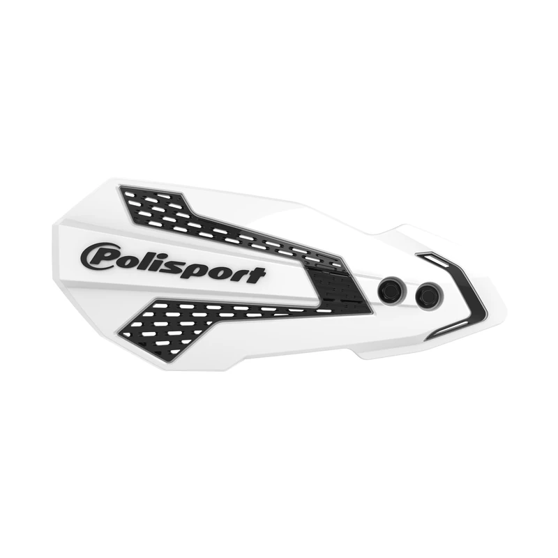 POLISPORT 8308200061 MX Flow Hand Protector Rieju MR 250/300 21-25 Inches, Vented and Versatile Protection with Modern Design and Dual System Mounting, Colour: White/Black