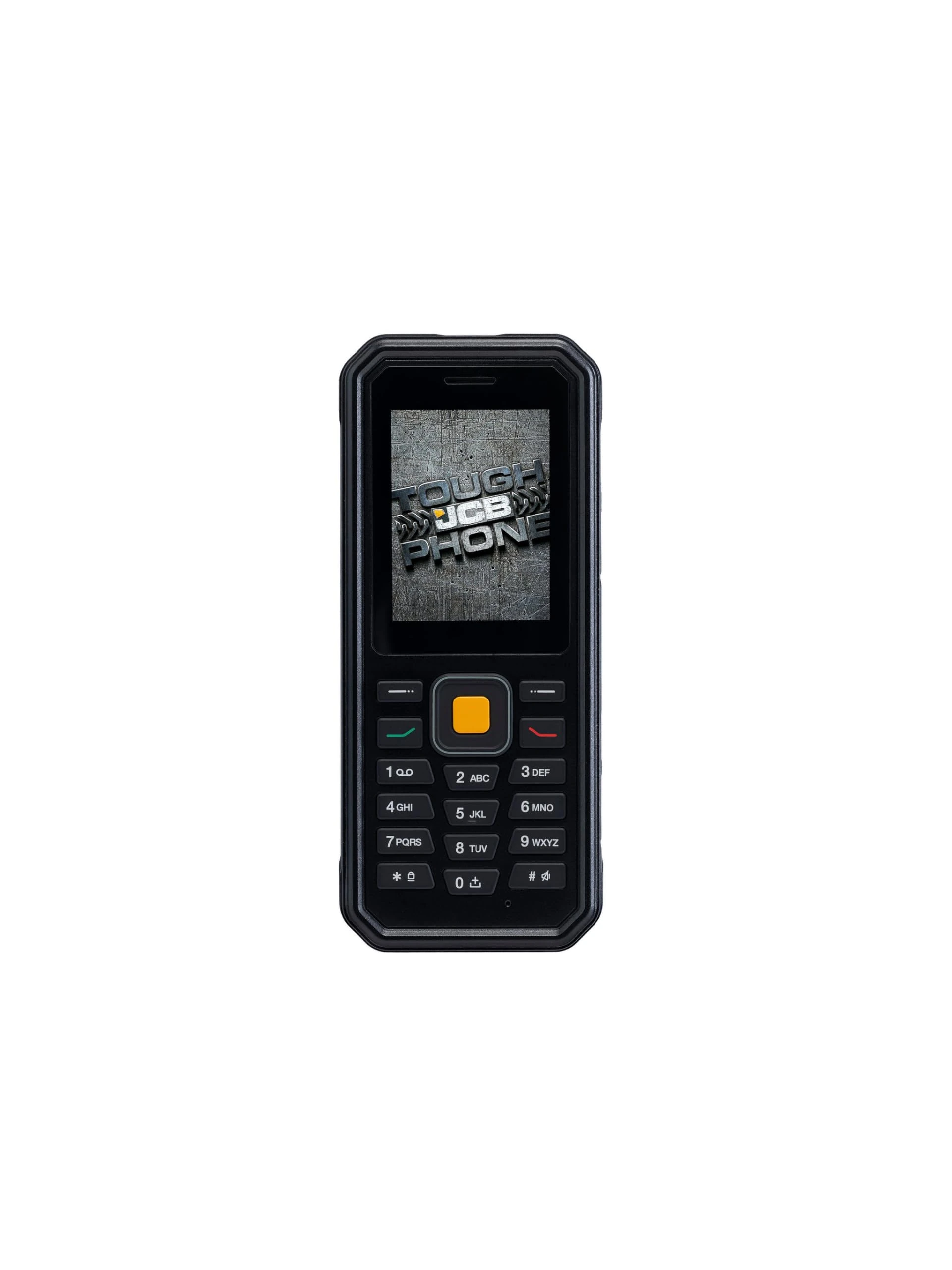 JCB Tradesman 4 Feature Rugged and Tough Waterproof Phone 4g Mobile Sim-Free Dual-Sim Phone TP1242 - Black