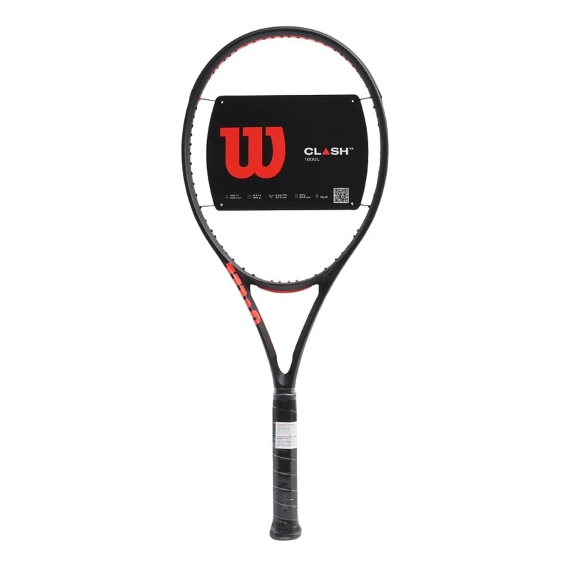 Wilson Clash 100UL V3 Tennis Racket, Black