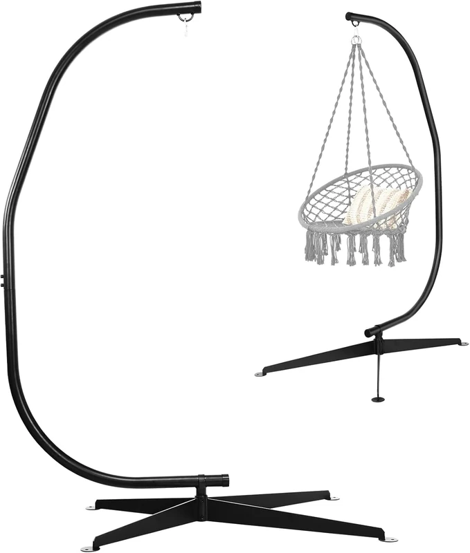 FANTASK 207 cm Hanging Chair Frame Maximum Load 150 kg Metal Frame Hanging Chair Stand for Hanging Chair - Image 1