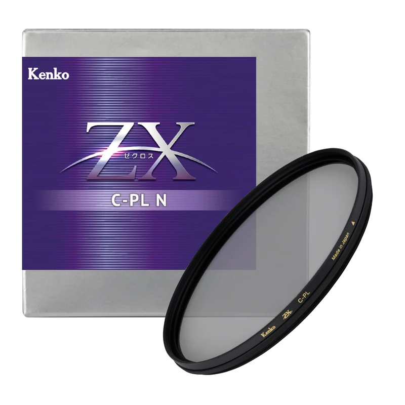 Kenko Polarizing Filter ZX C-PL N φ86mm, Ultra-Low Surface Reflection of 0.16-0.2%, Anti-Static Coating, Floating Frame, Made in Japan, 946824