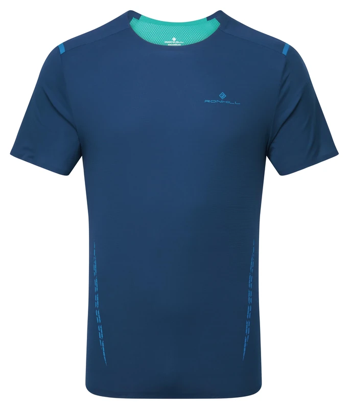 Ronhill Running, Men's Tech Race S/S Tee, Dark Navy/Deep Laguna, L