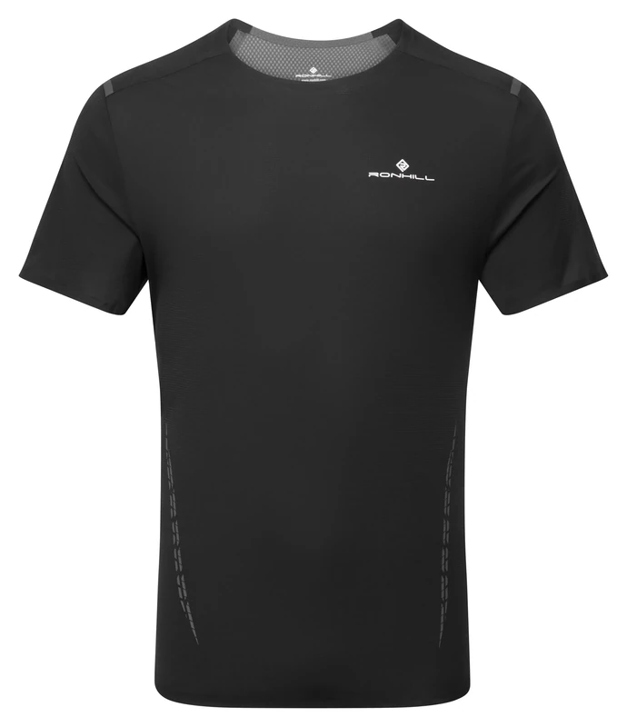 Ronhill Running, Men's Tech Race S/S Tee, Black/Artemis, L