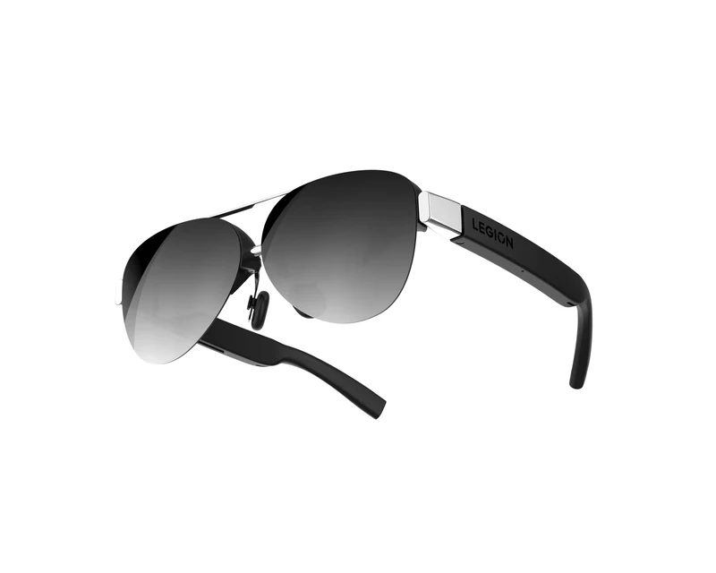 Lenovo Legion Glasses Gen 2 (GY21R10234)| Micro OLED, 3 Buttons, 1920 × 1080 px, 2D/3D Mode | Compatible Gaming Products and USB-C Devices | Integrated Speakers – Black - Image 1