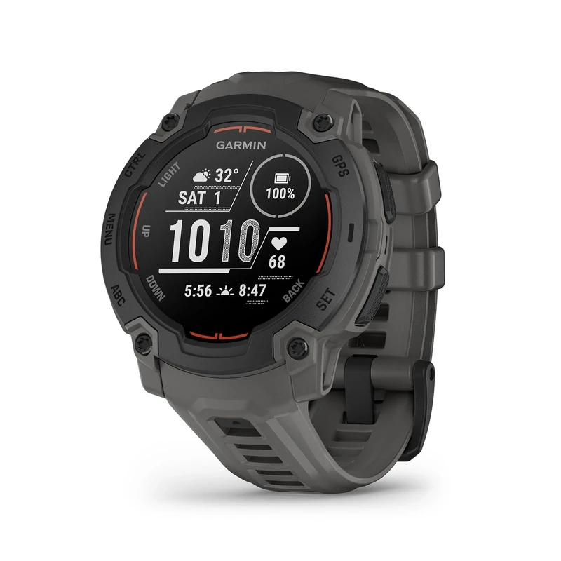Garmin Instinct E GPS 45mm Smartwatch, Rugged watch with essential smart features, Built-in Sports Apps, Supertough Design Features, up to 16 days Battery Life, Black