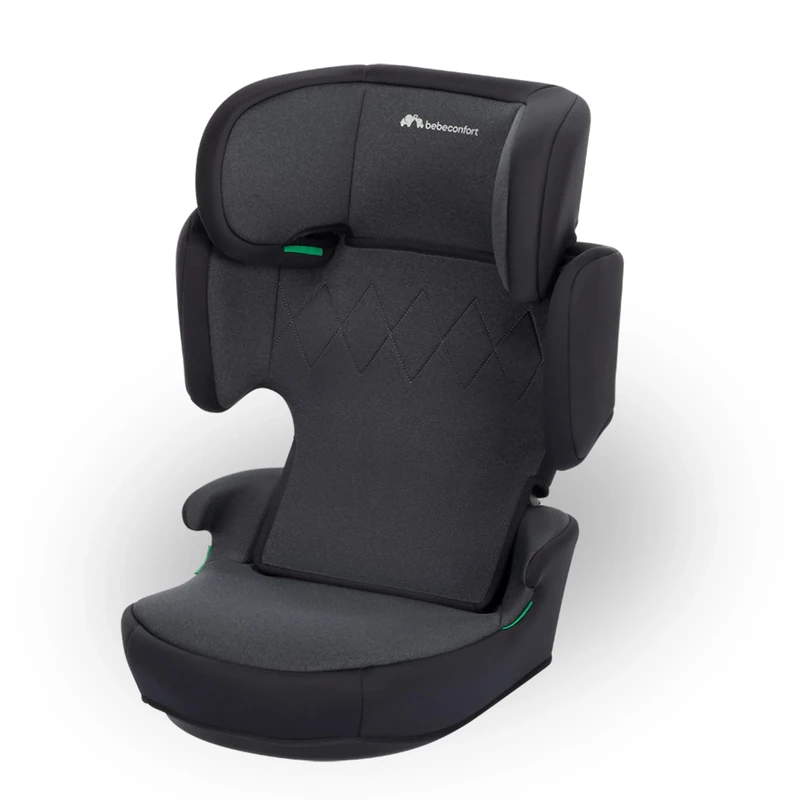 Bebeconfort Road Safe i-Size Booster Seat, i-Size Car Seat, Seat Belt Installation, from 3.5 years up to 12 years, 15-36 kg, 100-150 cm, Tinted Black