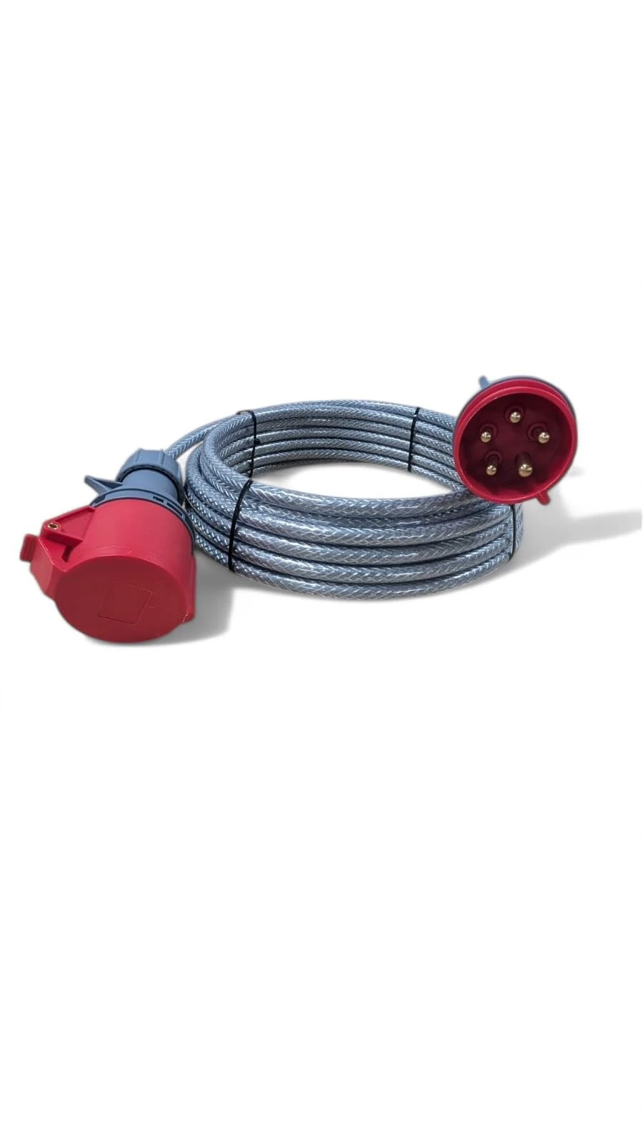 3 Phase Extension Lead - 16A 5 Pin - (25 Metre) - 415V - 1-40 Metres - Custom Length - IP44 - SY Heavy Duty Armoured Cable - PAT tested and supplied with certificate (25 Metre)