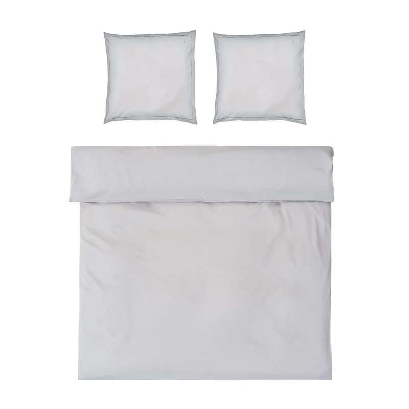 Möve Luxury Bed Linen Set 200 x 200 cm + 2 x 80 x 80 cm 100% Cotton Moonlight